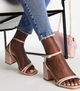 ASOS Square Toe Block Heel Photo 0
