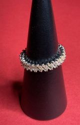 Bomb Party RBP7711 “Say Yes To Love” Cubic Zirconia on Rhodium Size 10 Ring NWT Photo 0