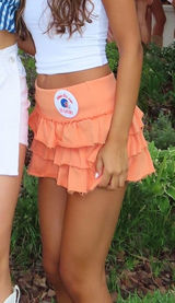 Edikted Mini Skirt Orange Photo 0
