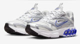 Nike Womens Zoom Air Fire Metallic Silver/Blue Sneakers Size 10 Photo 0