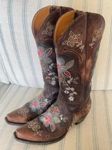 Old Gringo Bonnie 13" Floral Embroidered Leather Western Boots 7.5 B Style L649 Photo 0