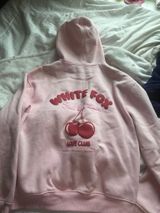 White Fox Hoodie Boutique Pink Photo 0