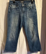 Lucky Brand Jeans Women's 4 / 27 Logan Classic Rider Crop Denim Mid Rise‎ Casual Photo 0
