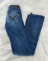BKE Sierra Bootcut Flare Jeans 26x33.5 Y2K Low Rise Blue Denim Western Photo 0