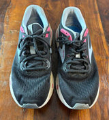 Brooks Ghost Max Womens 9.5 Wide Running Shoe Black Pink 1203951D082 DNA LOFT v2 Photo 0