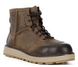 UGG Idyllwild Lace Boots Oak 1171353 Men Size 9 Brown Lace Up Leather Photo 0