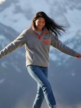 Patagonia Re-Tool Snap T fleece with orange accents‎ size xl Photo 0