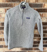 Patagonia Better Sweater Pullover Women‎ S Gray Heathered 1/4 Zip Outdoor Fleece Photo 0