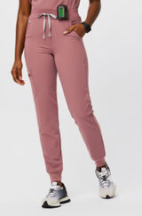 FIGS Scrub Pants Zamora Jogger High-Waisted Mauve Photo 0