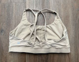 Lululemon Free to Be Bra Wild Tan Beige Strappy Back Sports Bra Size 10 Photo 0