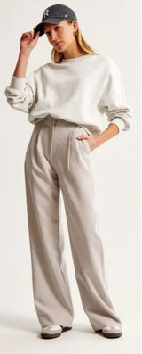 Abercrombie & Fitch Sloane Tailored Wide Leg Pant Size 29/8 NWT Photo 0