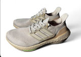 adidas woman Light Beige Knit Running Sneakers Photo 0