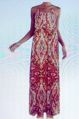 - Felicity and Coco Summer maxi dress size M Orange and yellow Art Deco Photo 0