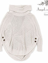 Anthropologie Angel of the North Harvest Moon Cotton Poncho Sweater Size S Photo 0