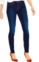 Levi's Women's Size 29 711 Skinny Jean Dark Wash Rinse Mid-Rise Stretch Cotton Photo 0