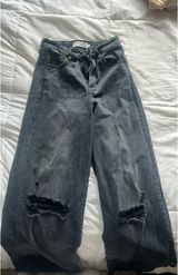 Hidden black wide leg jeans Photo 0