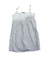 Brandy Melville Mini Sun Dress White With Blue Flowers Photo 0