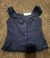 Brandy Melville Tank Navy Blue Photo 0