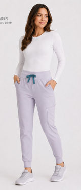 FIGS Zamora Lavender Dew Soft Lilac Technical Collection Jogger Scrub Pants XS Photo 0