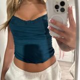 Blue corset top from garage never worn  Photo 0