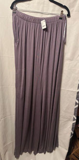 NWT Free People Beach Free-est Wide Leg Lounge Pants Size XS In Purple Taupe Photo 0