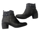 Andiamo Women's Size 9.5‎ Aniles Faux Leather Ankle Moto Black Booties Boots Photo 0