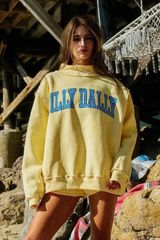 Dilly dally/lolly gag reversible mock neck Yellow Size XL Photo 0