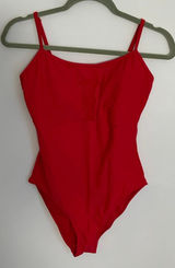 Betsey Johnson Red One Piece swimsuit size‎ medium Photo 0