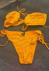 Orange Triangl Bikini Set Photo 0