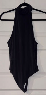 Lululemon Wundermost Ultra-Soft Nulu Mockneck Sleeveless Bodysuit-Black Photo 0