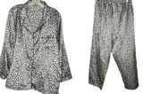 Vintage Evandale‎ Intimates Animal Print Pajama Set Photo 0