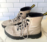 Dr. Martens Combs W Canvas Utility Boots Beige Parchment Womens 10 26911292 Photo 0