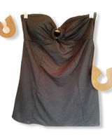 White Stag Bathing‎ Suit Tankini Top Black Photo 0