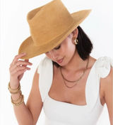 Free People Lack of Color Tan Shady Cowboy Hat(Size XL 61CM) Photo 0