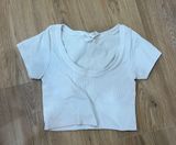 ribbed seamless scoop crop Photo 0