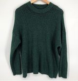 Sweater Women’s Green Stretchy Slouchy Comfy Photo 0