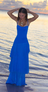 Lucy in the Sky Blue Dress Bodycon Photo 0
