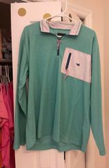 Southern Marsh Turquoise 1/4 Zip FieldTec pullover Photo 0