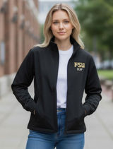 Jaanuu FSU Florida State University Embroidered Full Zip Jacket size women's medium Photo 0