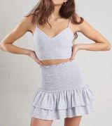 Garage Smocked Mini Skirt set Icelandic Floral Photo 0