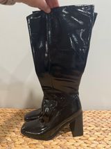Princess Polly Black Knee-High Boots Photo 0