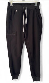 FIGS Zamora Jogger Scrub Pants Black Technical Collection XS Healthcare Nurse Photo 0