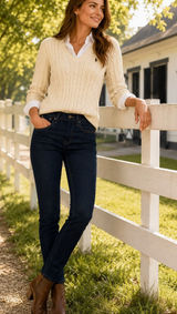 Ralph Lauren RL Stacked Skinny Jeans Dark Wash Indigo Denim Size‎ 28 Photo 0