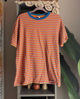 urban outfitters cotton striped ringer tee Photo 0