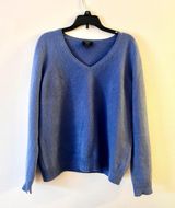 Women's 100% Pure Cashmere V Neck Long Sleeve Sweater Size M Photo 0