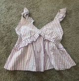 Cute babydoll top Purple Size M Photo 0