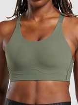 Gymshark Cross Back Sports Bra Olive Green High Support Size Large Photo 0