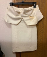 Misha Collection mini dress with bow detail in XS Photo 0