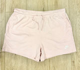 Nike Womens Sportswear Jersey Shorts Light Pink Embroidered Logo CJ3754-663 Photo 0