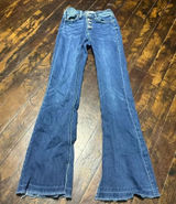 Kancan flared trendy normcore stretchy 3/25 jeans Photo 0
